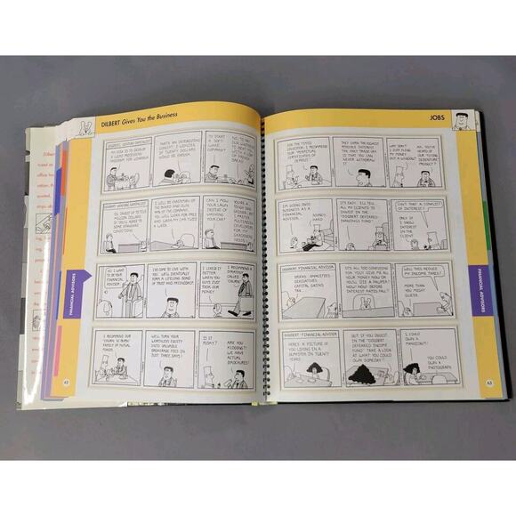 Dilbert Gives You The Business Book Scott Adams Hardcover Comics Dustjacket 1999 - Picture 3 of 16